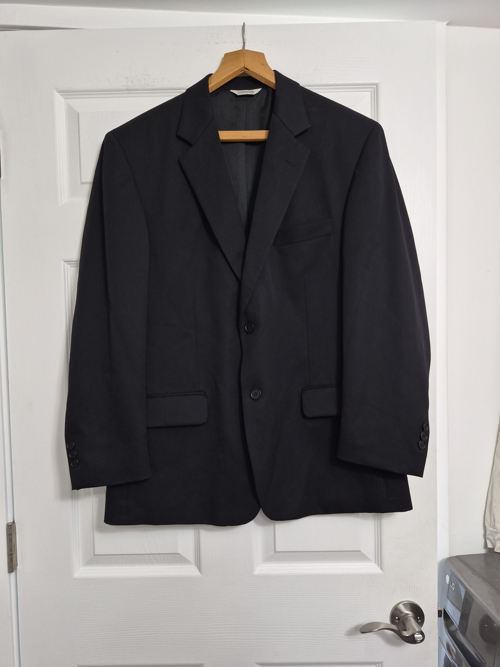 Joseph & Feiss Men's Black Two-Button Sport Coat